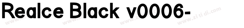 Realce Black v0006字体转换 Realce Black v0006字体转换